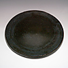 鉄釉丸皿 和食器