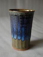 青釉陶器 鎬手フリーカップ