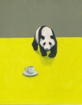 馬渡裕子の油彩画作品「パンダ」